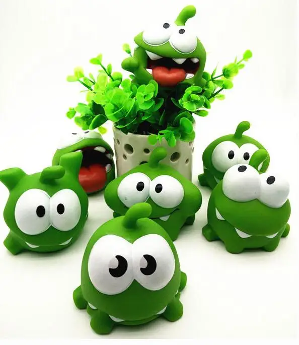 Новое поступление детские игрушки один кусочек 7 5*7 5*6 5 см из натуральной Om Nom