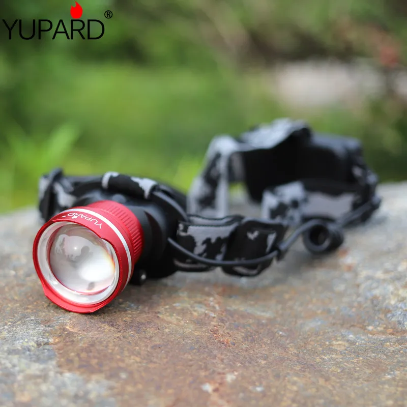 

yupard XM-L2 LED HeadLight Waterproof Zoom T6 LED headlamp Focus Light lantern camping light hiking lamp 18650 rechargeable