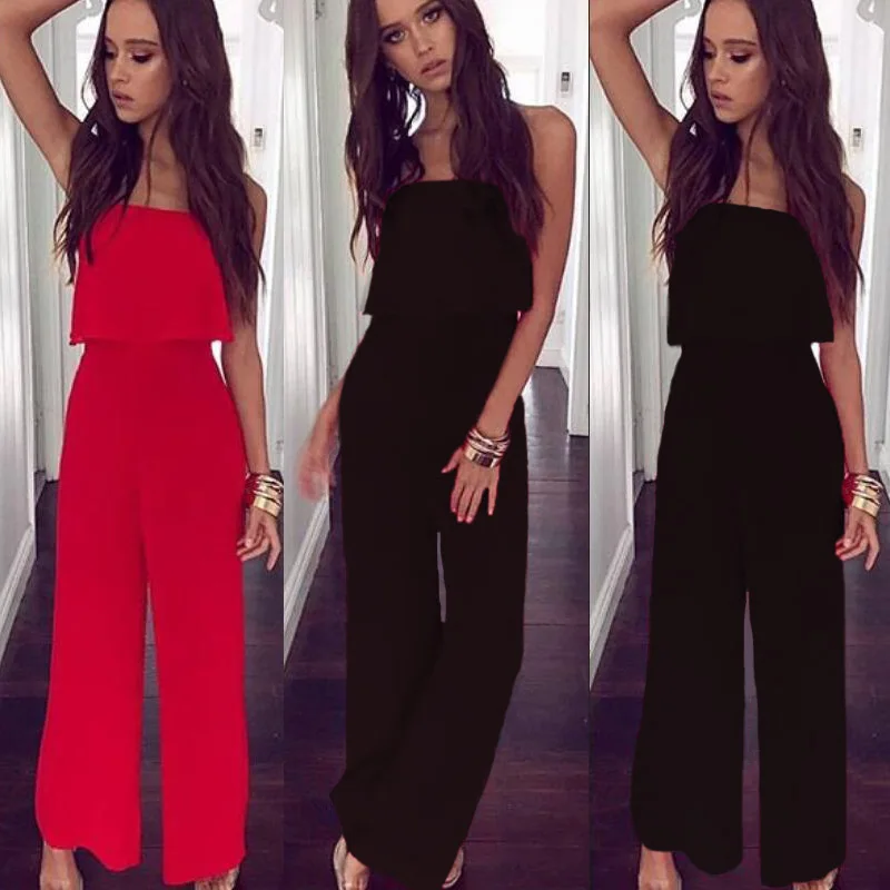 Женский Летний комбинезон с открытыми плечами и цветочным принтом | Женская