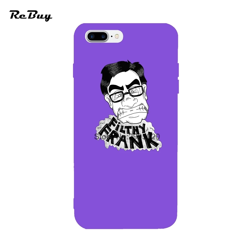 Filthy Frank Soft TPU Colorful Back Cover Cases For iPhone Case 6 6S 7 8 X Plus 4.7/5.5 Inch |