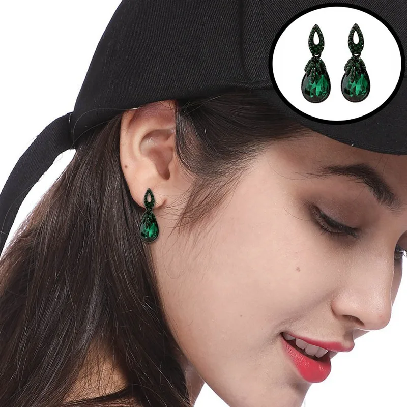 Женские винтажные серьги подвески массивная Подвеска из цинкового сплава