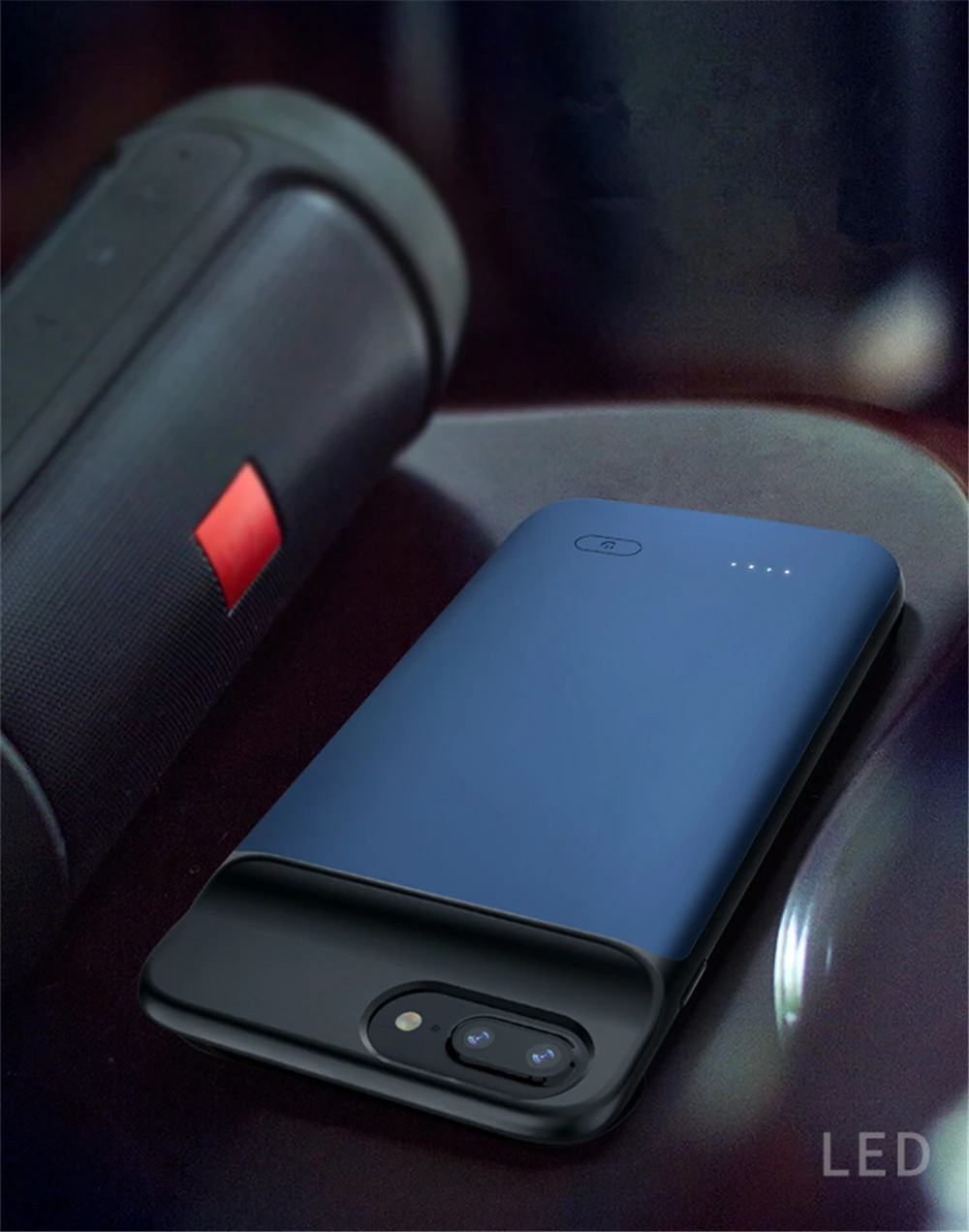 NTSPACE чехол для зарядного устройства для iPhone 7, 8 Plus, 6, 6 s Plus, жидкий силиконовый внешний аккумулятор, чехол для iPhone 8, 7, 6, 6 S, чехол для аккумулятора