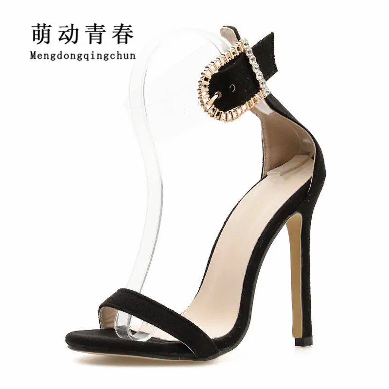 Женские босоножки на высоком каблуке черные или бежевые повседневные Босоножки