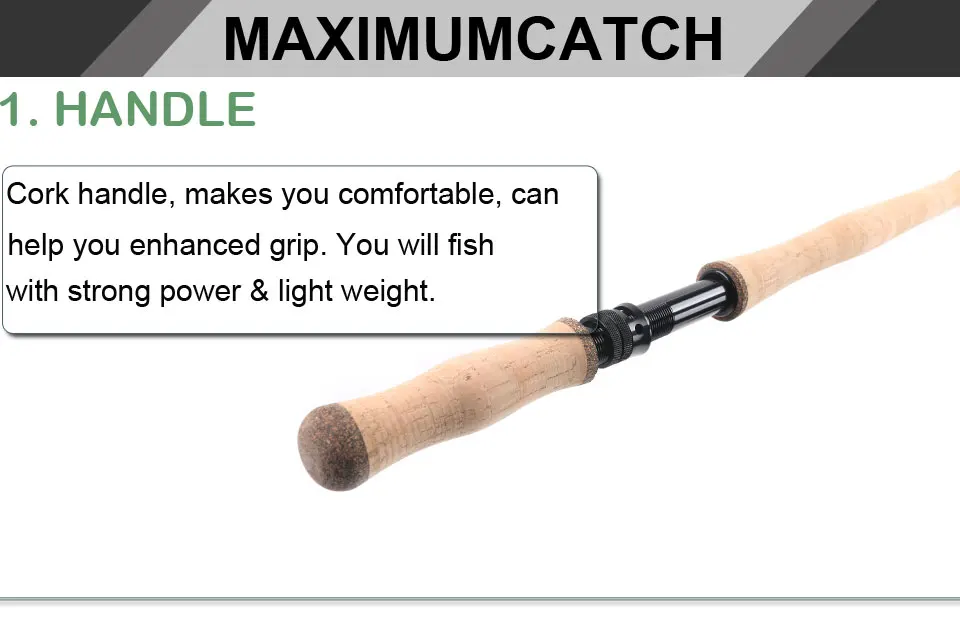 Maximumcatch Spey Fly Rod 12'6''/12'9''/13'/14' Fly удилище для ловли нахлыстом средней скорости с трубкой Cordura Carbon Fly Rod