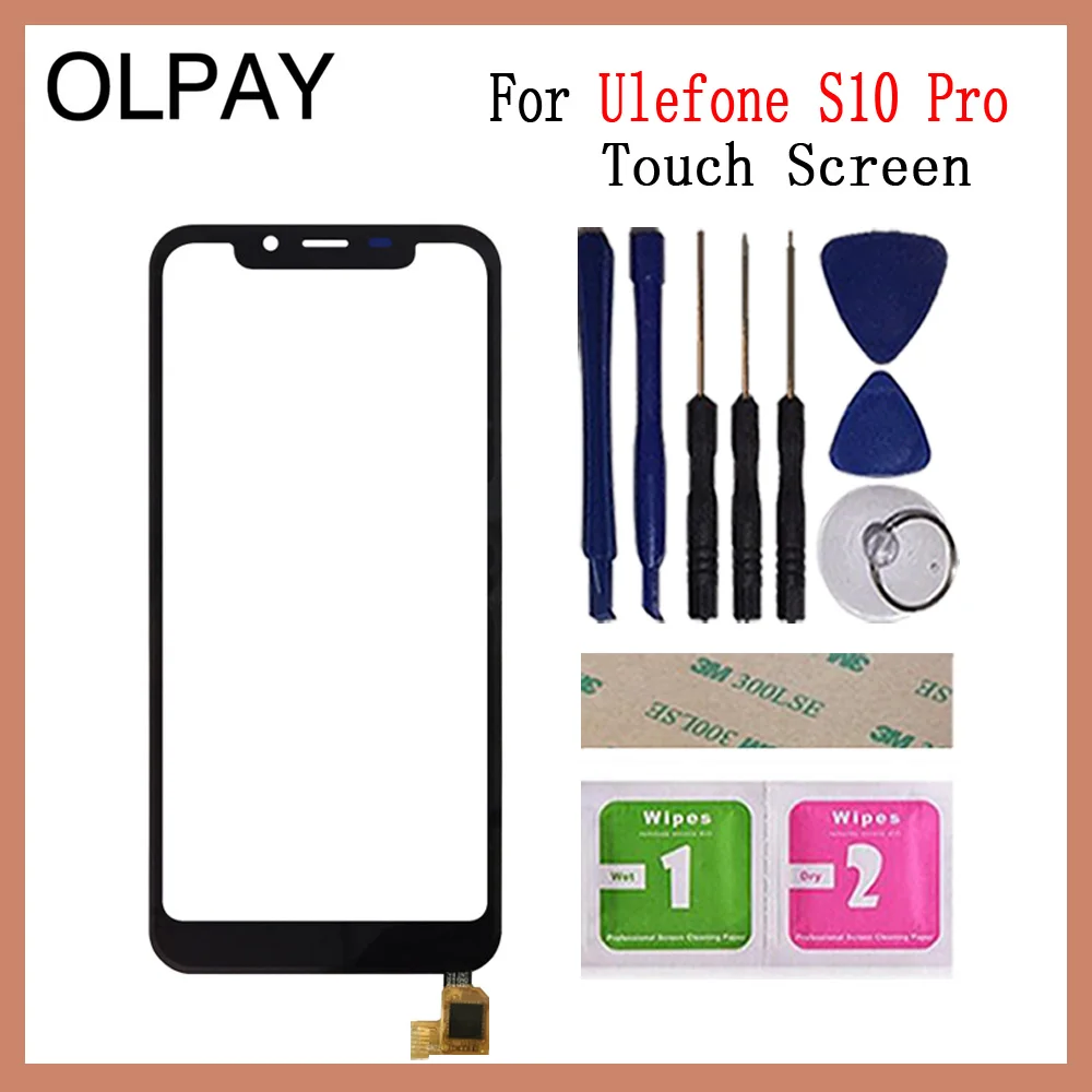 OLPAY 5," сенсорная панель мобильного телефона для Ulefone S10 Pro Сенсорный экран дигитайзер панель запасные части сенсорный экран Стекло Объектив сенсор