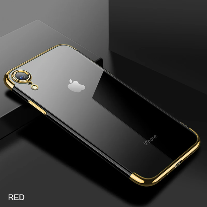 Прозрачный чехол для iphone X XS 10 XR MAX 6 6s 7 8 Plus роскошный мужской тонкий прозрачный