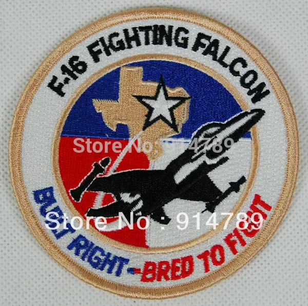 США ВВС F-16 FIGHTING FALCON вышитые патч-32274 |
