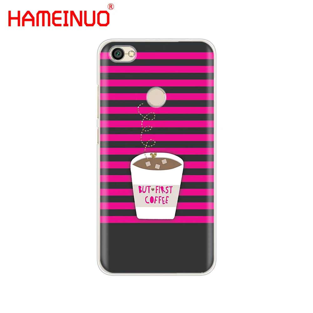 HAMEINUO Ok But First Coffee Чехол для телефона Xiaomi redmi 5 4 1 1s 2 3 3s pro PLUS note 4X 4A 5A|Бамперы| |