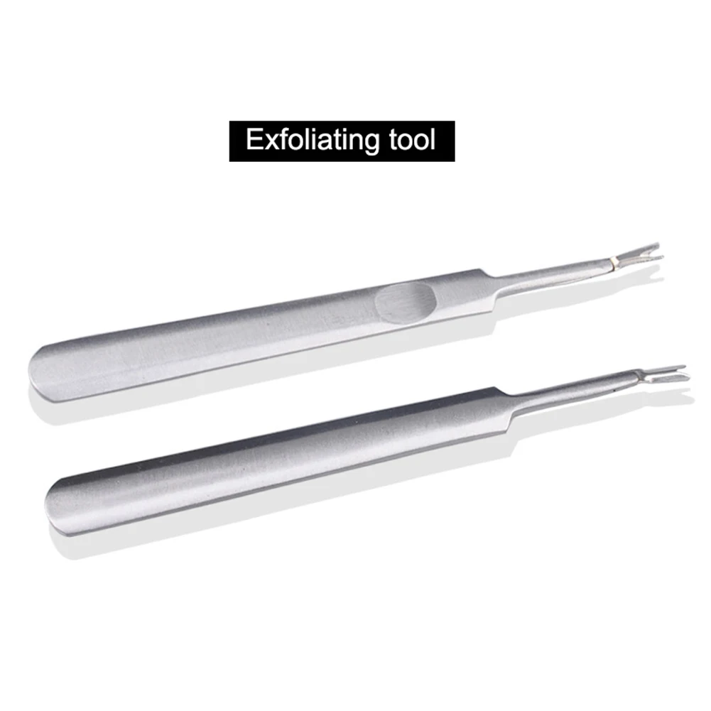 Вилка для удаления кутикулы из нержавеющей стали инструмент маникюра и педикюра