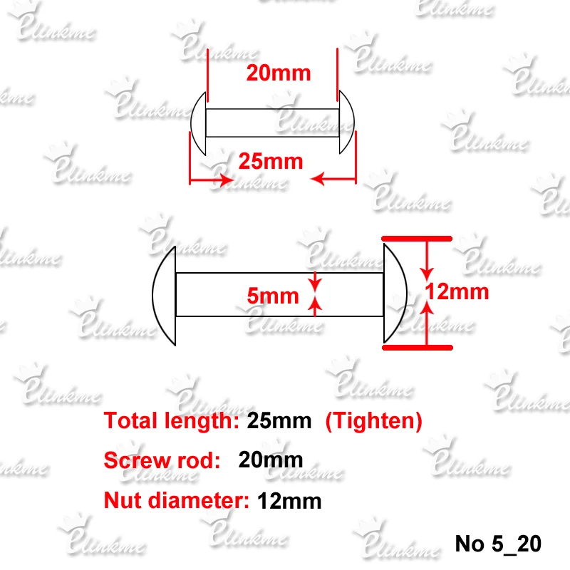 4 шт./лот 14 мм ~ 25 ручка ножа плоская головка шестигранный винт подходит для