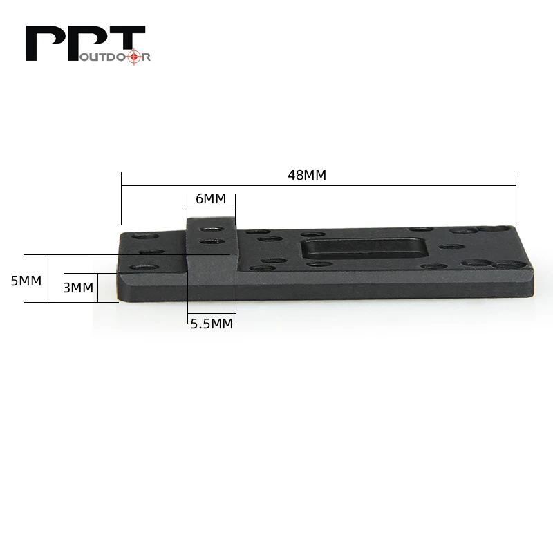 PPT GLOCK крепление красная точка Оптический Крепление ласточкин хвост с