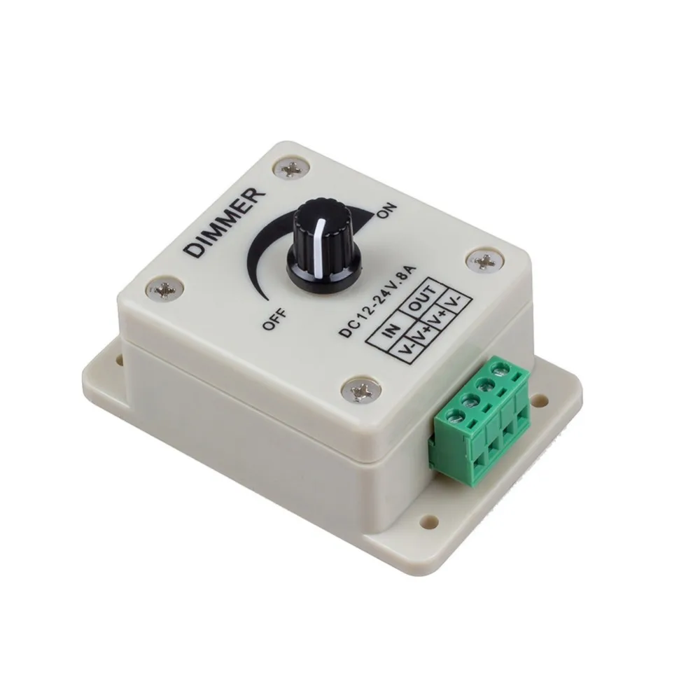 

Регулятор яркости DC12-24V 8A для светодиодной ленты