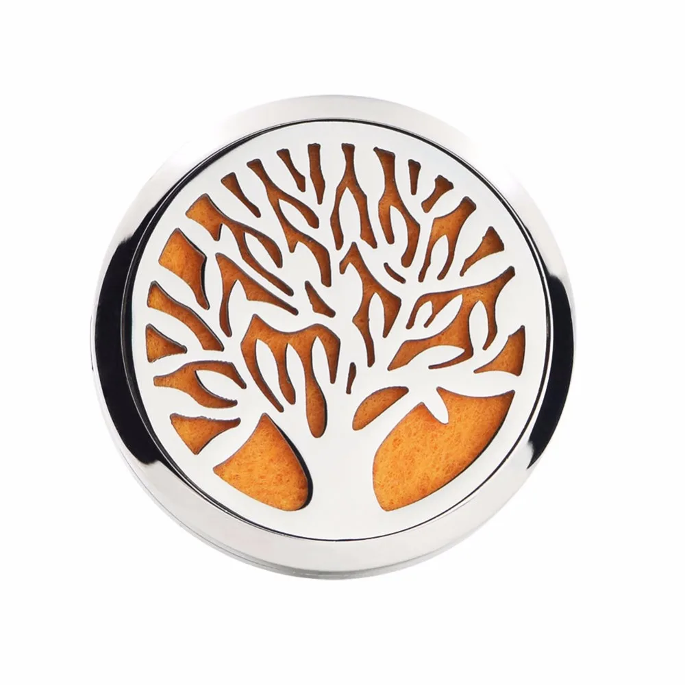 38 мм магнит диффузор Нержавеющая сталь автомобиля медальон с ароматом