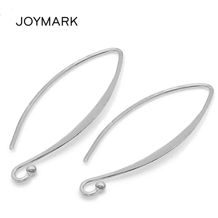 Застежка-крючок для сережек из серебра 925 пробы 10 парт/Лот фурнитура рукоделия