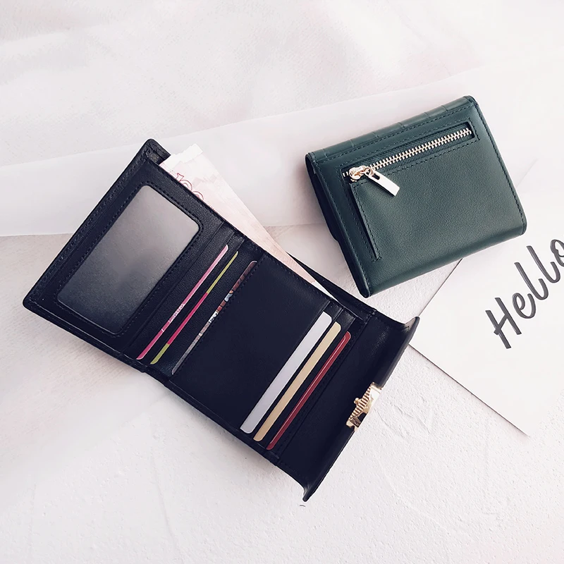 Лидийский кожа крокодила шаблон Круглый кнопку бумажник Для женщин сумка