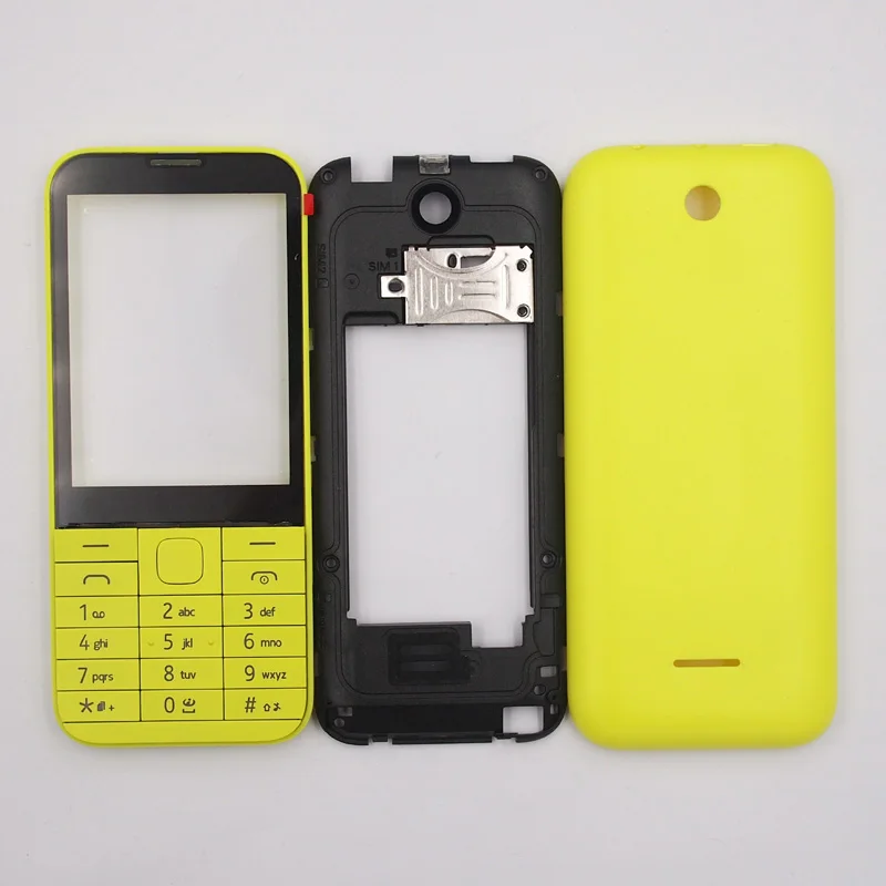 BaanSam Красочный корпус чехол для Nokia 225 N225 с английской клавиатурой