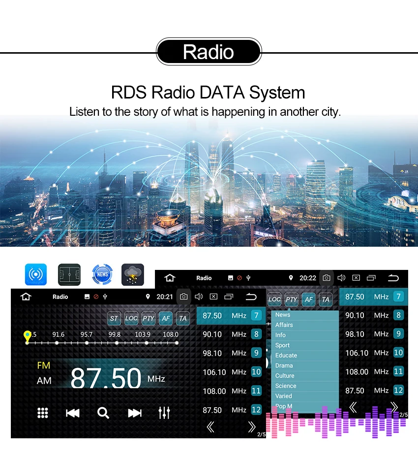 8" IPS In Dash 2 Din Android 9.0 Car Stereo GPS For Nissan Juke Infiniti ESQ Auto Radio DSP Audio WiFi Navigation Backup Camera