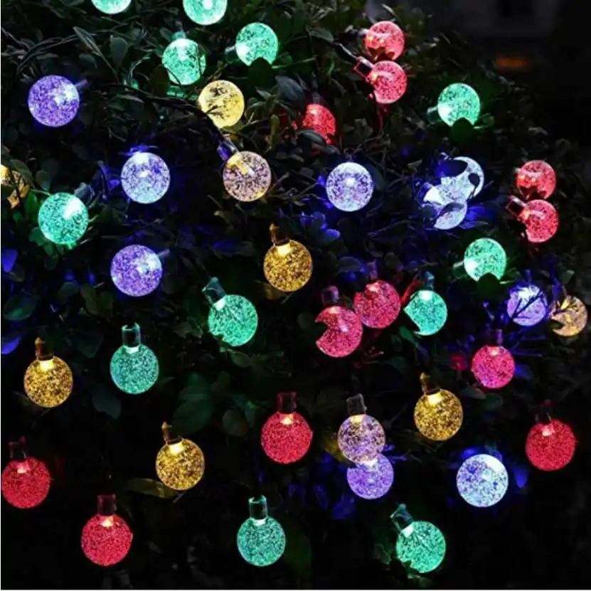 Solar String Lights Waterproof Christmas Fairy for Home Garden Outdoor Patio Tree Parties Holiday Decorations | Лампы и освещение