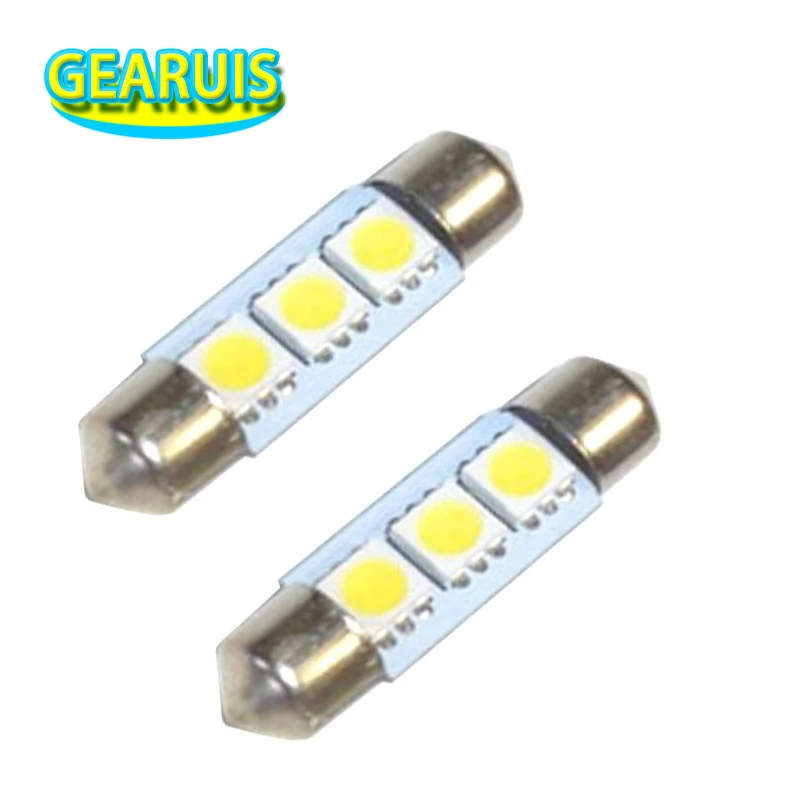 200 шт. купольная гирлянда C5W 36 мм 39 3 SMD 5050 Светодиодная белая Автомобильная