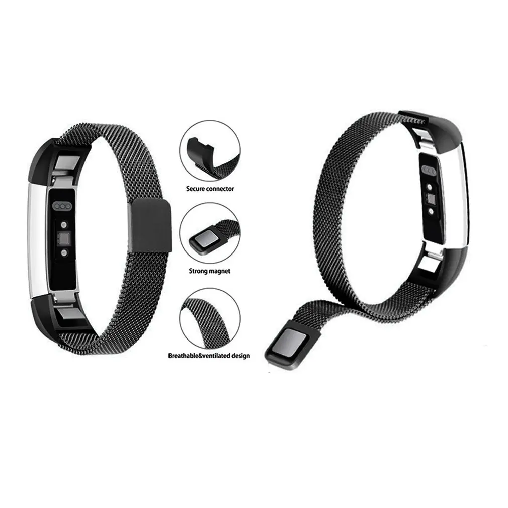 Ремешок для часов из нержавеющей стали с магнитной пряжкой замены Миланского