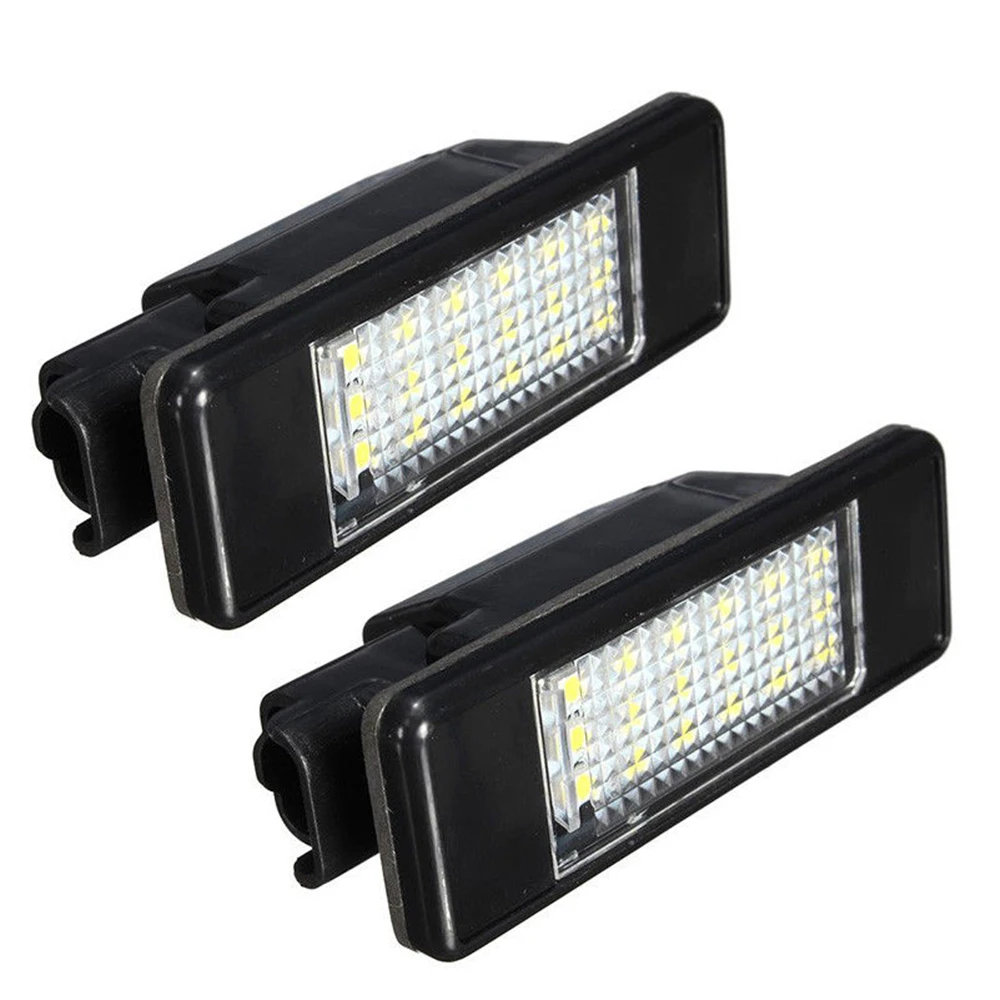 Qcdin для CITROEN 18 светодиодов автомобиля Подсветка регистрационного номера 3528 SMD сигнальная лампа белый 6500 K для Berlingo Estate Ван C2 C3 C4 C5 C6 C8 DS3