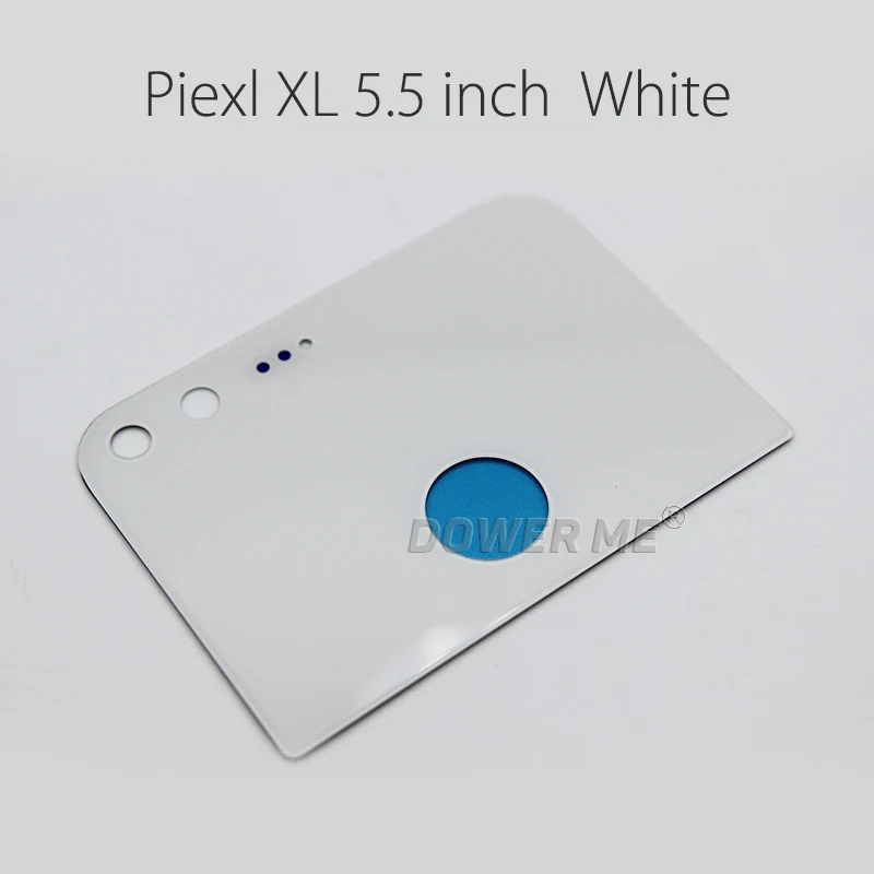 Pixel XL 5.5 White Dower Me OEM Новая Задняя стеклянная крышка батарейного отсека Корпус объектива камеры для Google Pixel 5,0 дюймов Pixel XL 5,5 дюймов запасные части - Цвет: Pixel XL 5.5 White