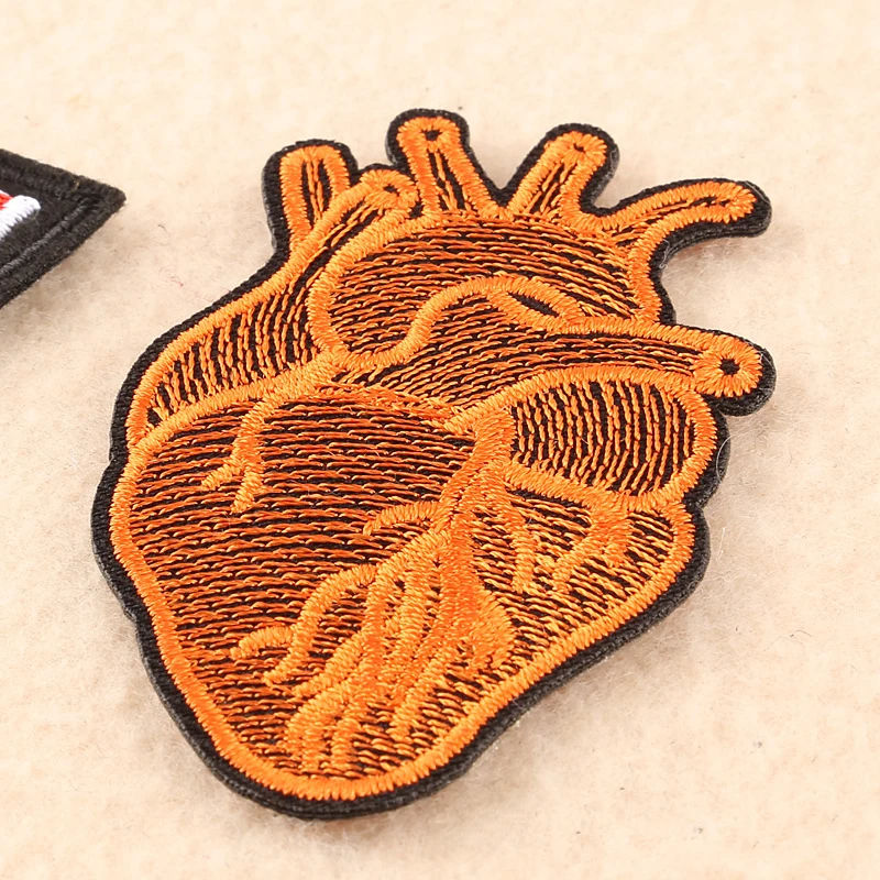 Модные вышитые полоски тканевые Бейджи для одежды заплатки на рюкзак железные