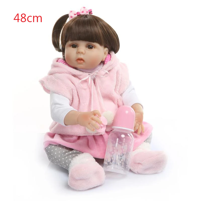 Кукла реборн NPK 48 см полностью силиконовая кукла-реборн ручной работы