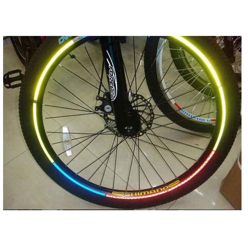 Велосипедный отражатель флуоресцентный MTB велосипед наклейка для велосипеда