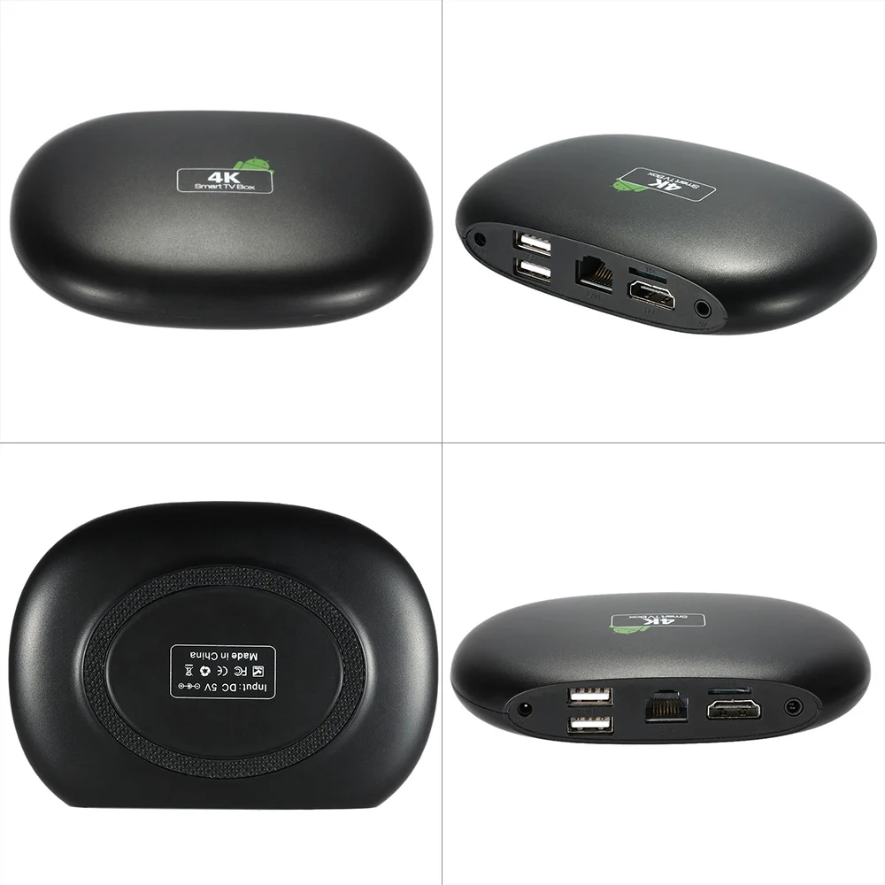 ТВ приставка 4K Amlogic S905 четырехъядерный 1 ГБ ОЗУ 8 Гб ПЗУ Смарт Android 5 2 4G WiFi H.265 Airplay