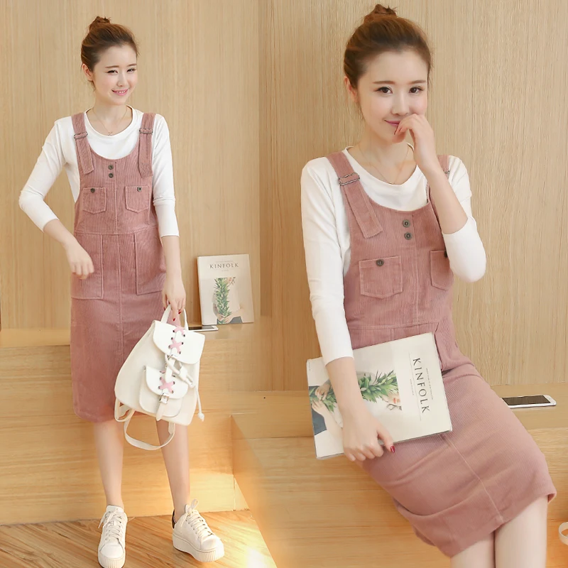 2018 Новинка весна осень повседневное винтажное женское платье одноцветное на