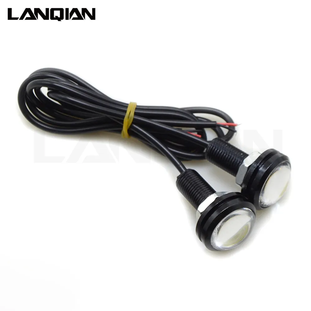 18 мм Автомобильный белый свет Led ДХО &quotОрлиный глаз&quot дневные ходовые огни