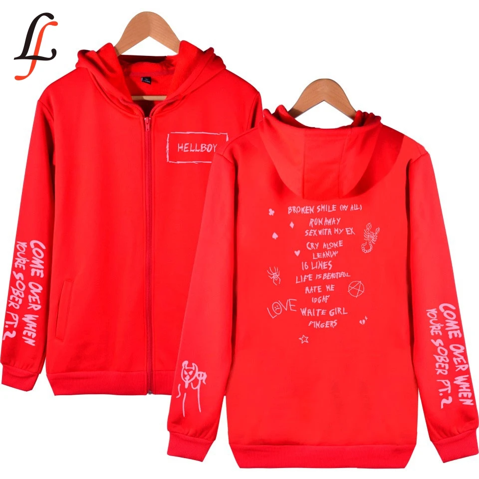 Lil peep harajuku Kpop толстовки на молнии Толстовка женская мужская уличная куртка одежда оверсайз хип-хоп Bangtan Одежда для мальчиков