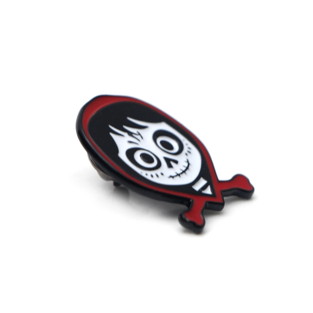 K20 ювелирные изделия из фильма Coco Детские булавки эмалированные Броши для женщин нагрудные булавки мультфильм металлический значок воротник ювелирные изделия рождественские подарки