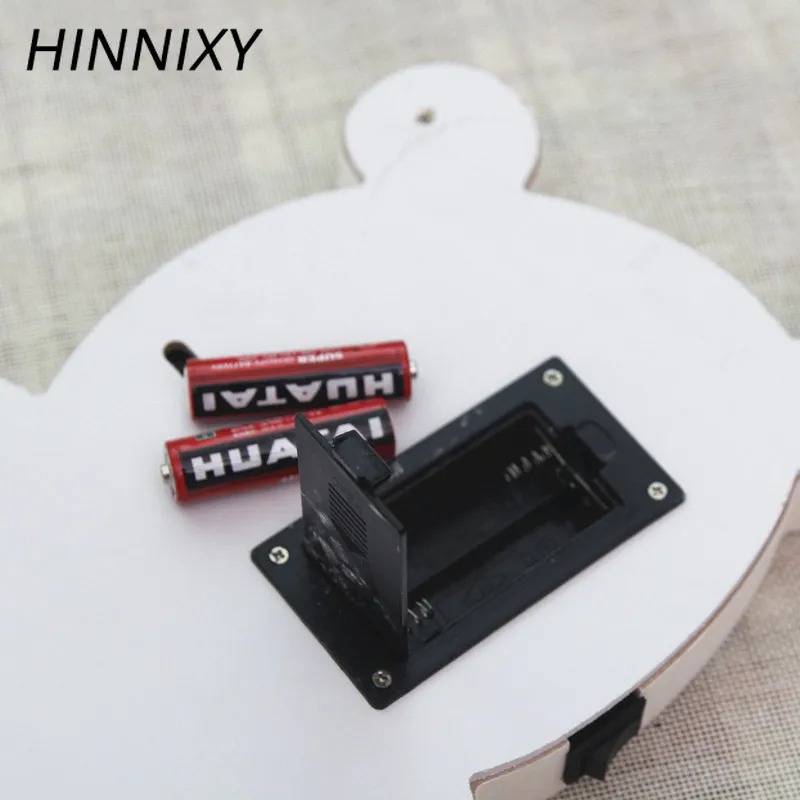 Hinnixy панда Светодиодные ночные лампы Деревянный милый мультфильм настенный