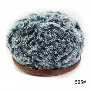 505 Фабрика suzhou huicai on line sales 20 мотков* 50 г/1000 г Упаковка зимняя Пряжа Ручной Вязки меховая пряжа тканый шарф нитки - Цвет: 505