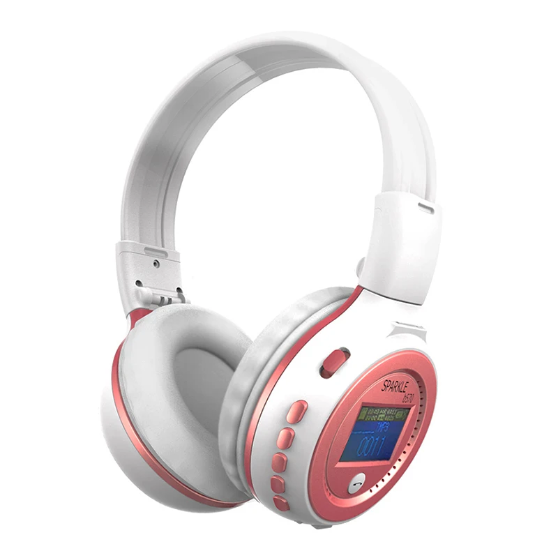 Стерео гарнитура наушники Bluetooth Беспроводной стерео LED Экран дисплея громкой