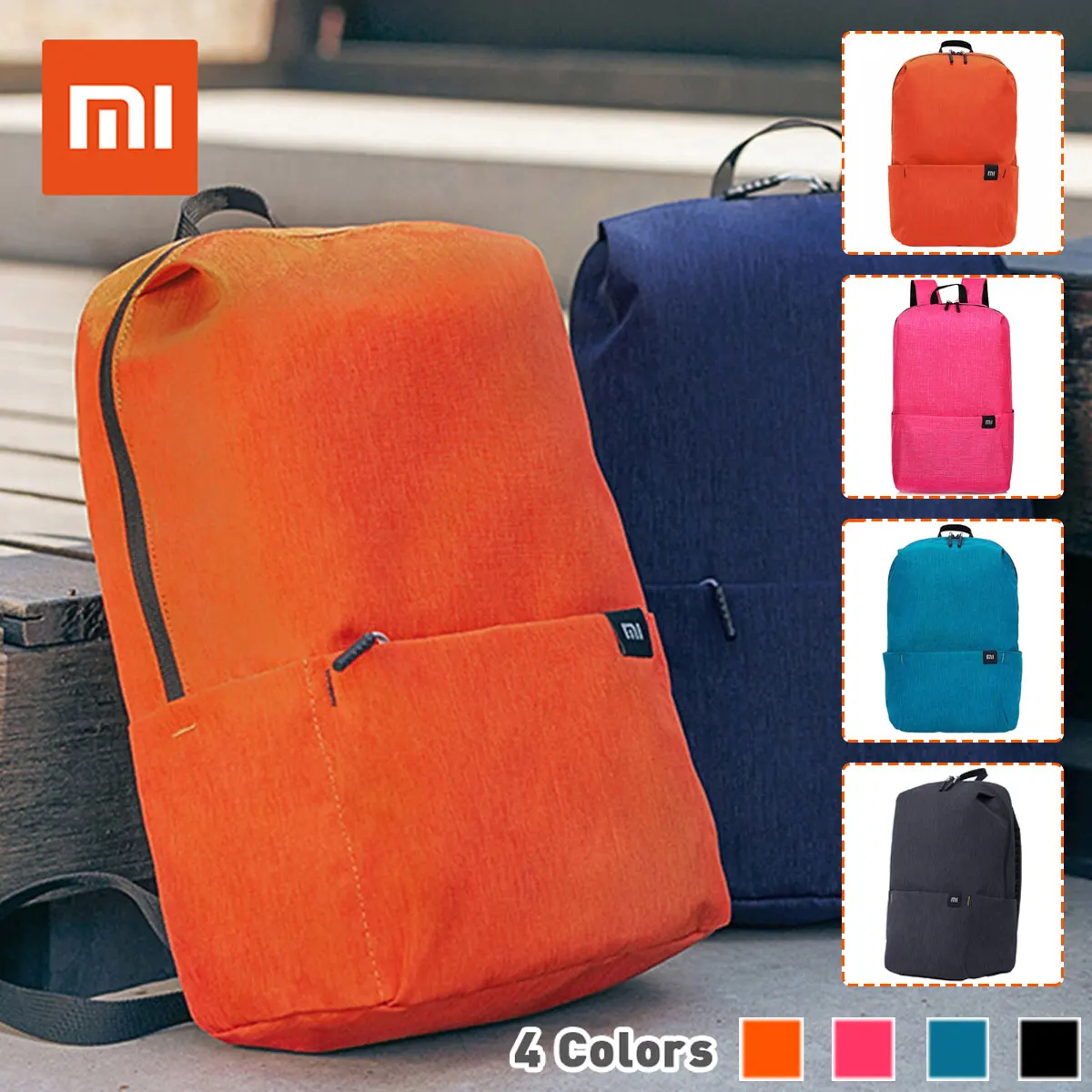 Мини-рюкзак XIAOMI объем 10 л школьные ранцы для женщин мужчин мальчиков и девочек