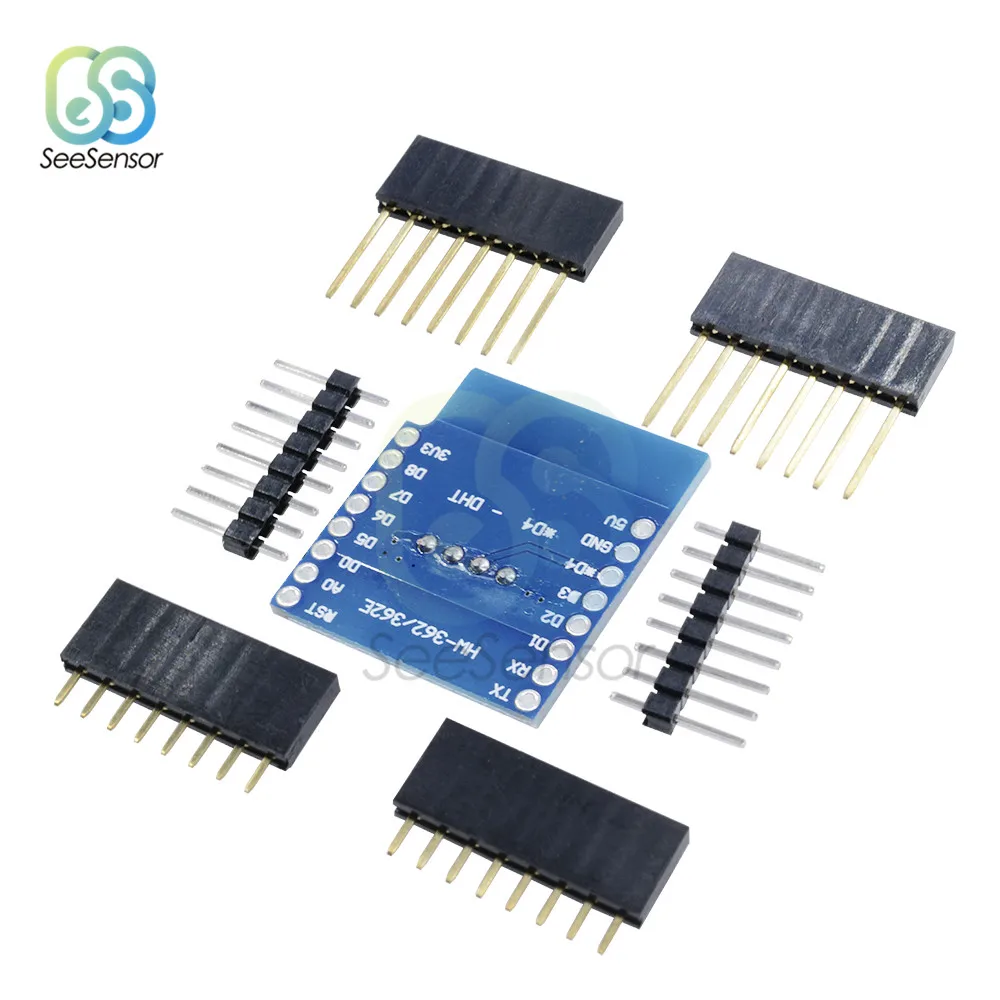 Щит DHT для Wemos D1 Mini DHT11 одношиповый цифровой модуль датчика температуры и
