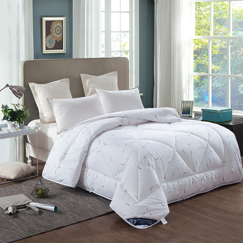 

Pink White 100% Cotton cover Duvet cover filler Warm Soft Full Queen King size Comforter Bedding Quilt Blanket Duvet sets