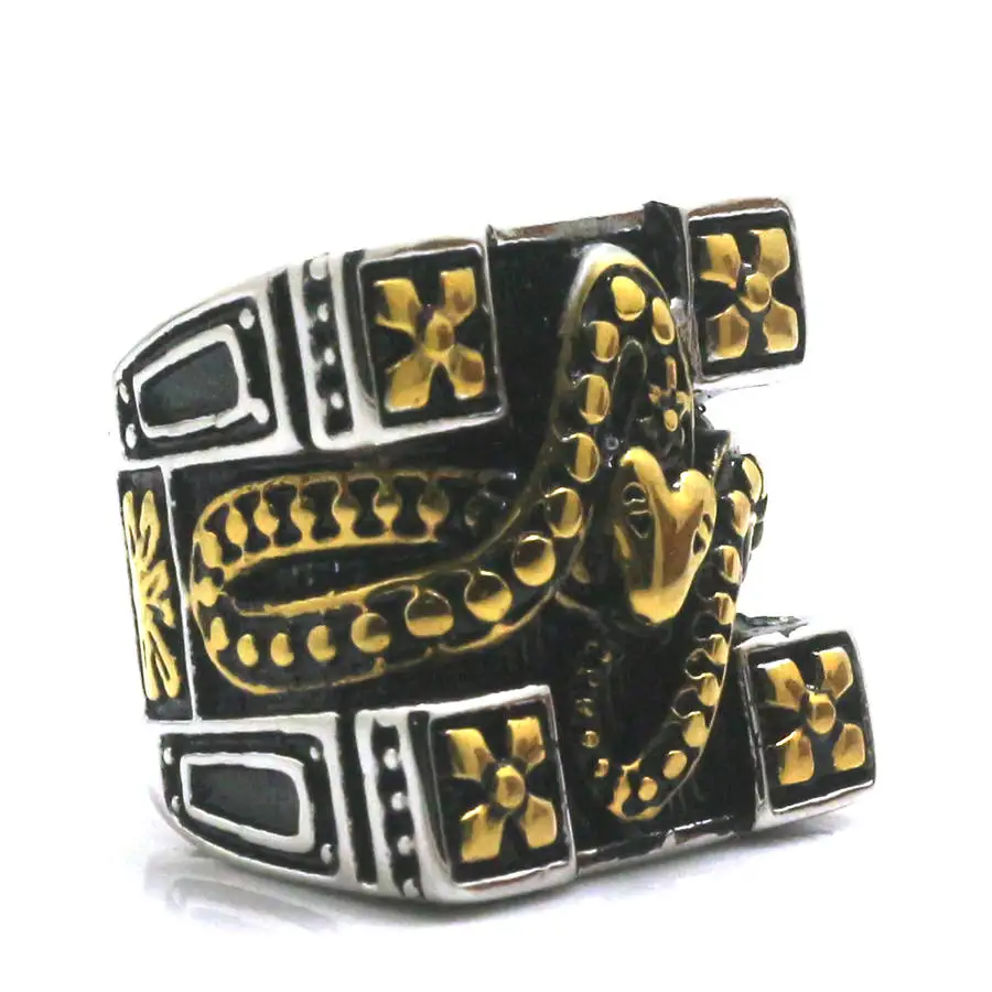316L Stainle Steel Punk Gothic Snake Cool Ring | Украшения и аксессуары