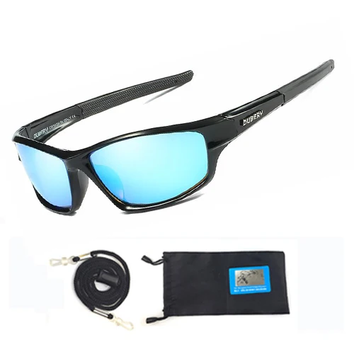 blue 2 with bag Рыбалка очки поляризованные очки с защитой от УФ-Для мужчин Для женщин Спорт на открытом воздухе нахлыстом солнцезащитные очки для женщин защита кемпинг альпинистские очки для вождения - Цвет: blue 2 with bag
