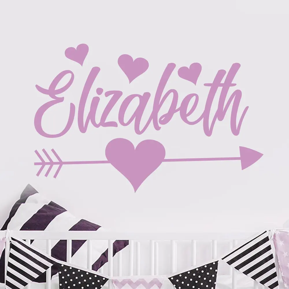 Персонализированные настенные художественные наклейки с изображением стрелы