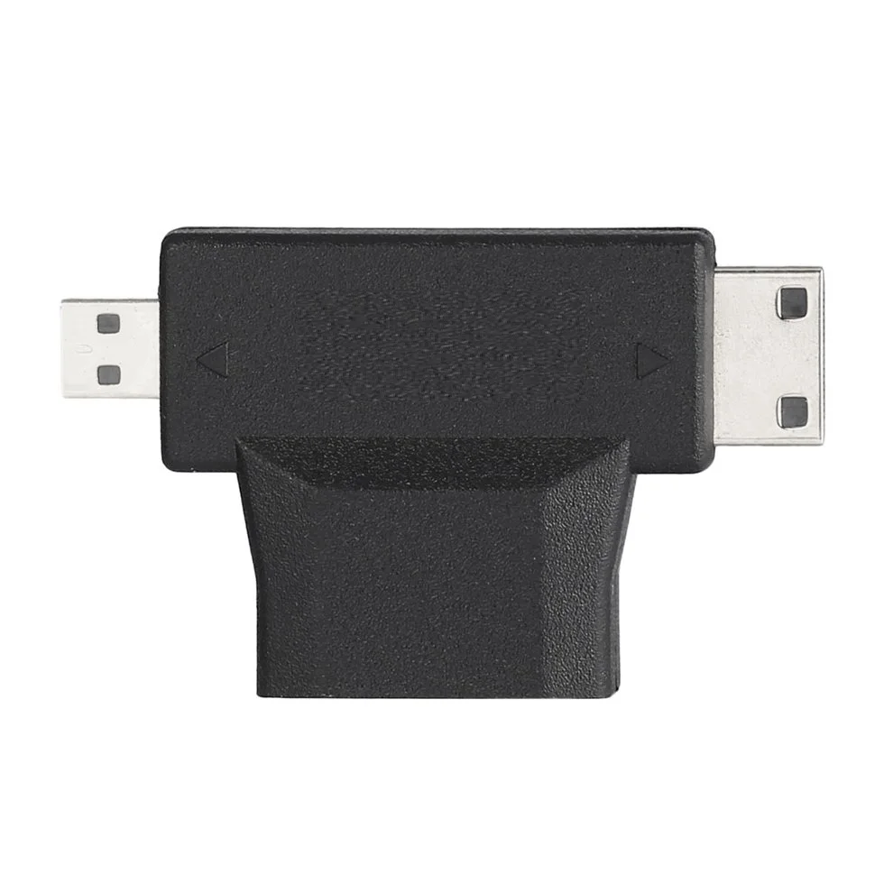 5 шт. HDMI Женский к Mini Micro Мужской 90 градусов 2 в 1 конвертер адаптер | Электроника