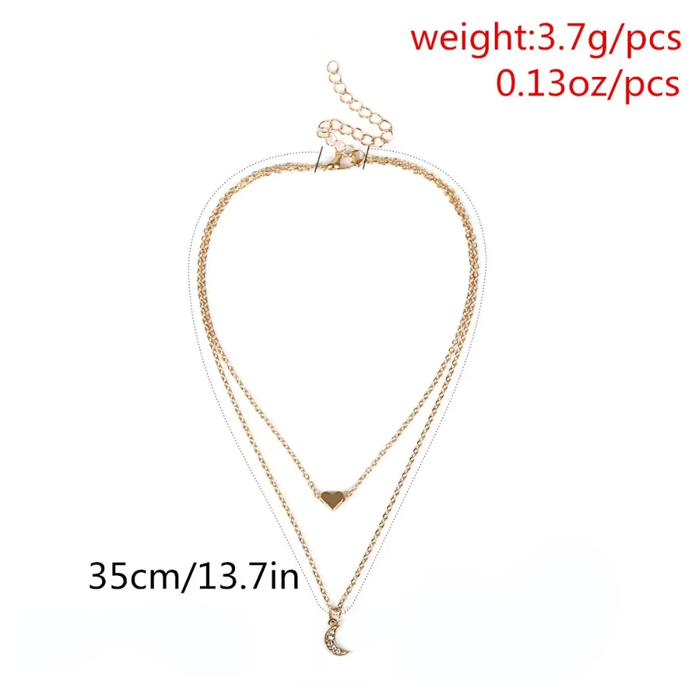 Yanglin Новый Винтаж модные цвета: золотистый серебристый Цвет крошечный Луна Star