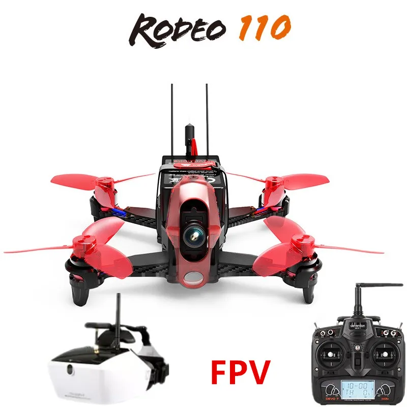Квадрокоптер Walkera Rodeo 110 + DEVO 7 с дистанционным управлением и очками 4 очки RC