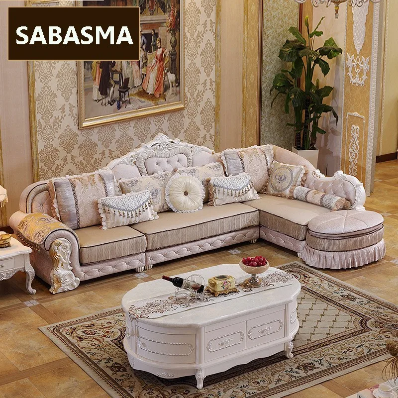 3 шт./ arrviel высокого качества Ткань L форма диван с Османской гостиной мебель Наборы