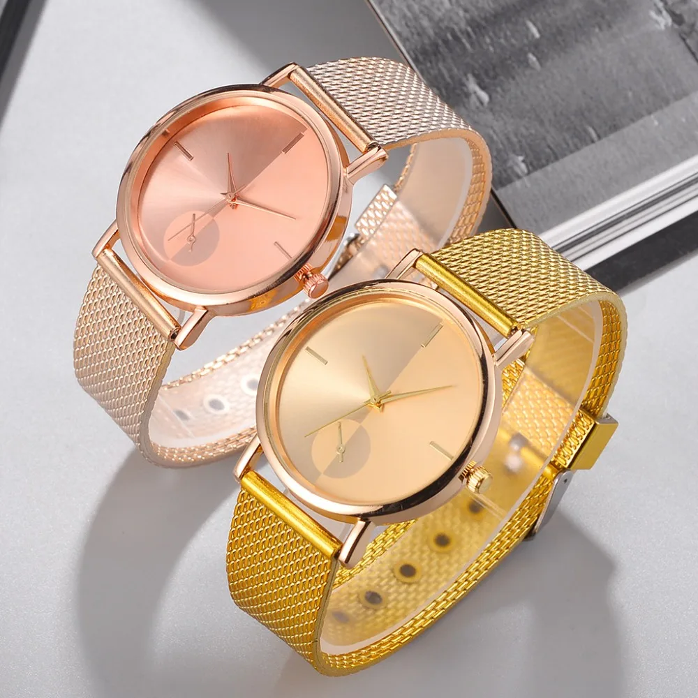 

Wristwatches Female Clock hot Watches Women Brand Leather Strap High Quality Gold Bracelet Quartz Watch For Women Dress