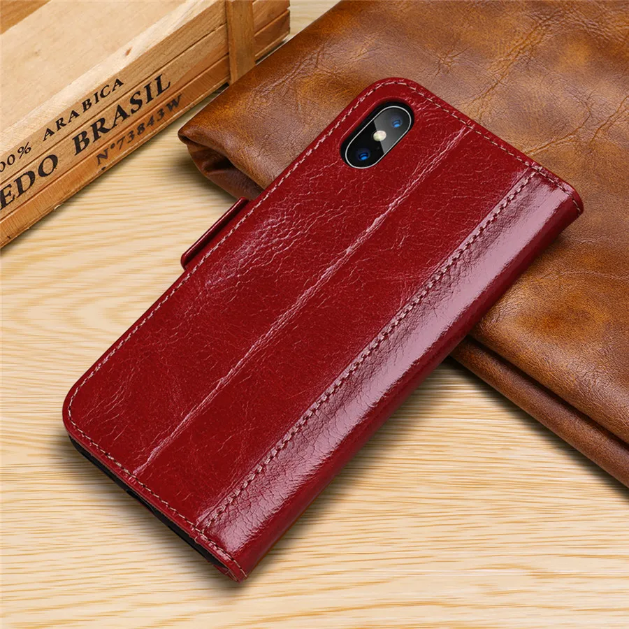 Роскошный чехол-книжка из натуральной кожи для Iphone 11 pro Max Xr X 8 7 6 6s Plus, Магнитный чехол-книжка для Iphone Xs Max 11