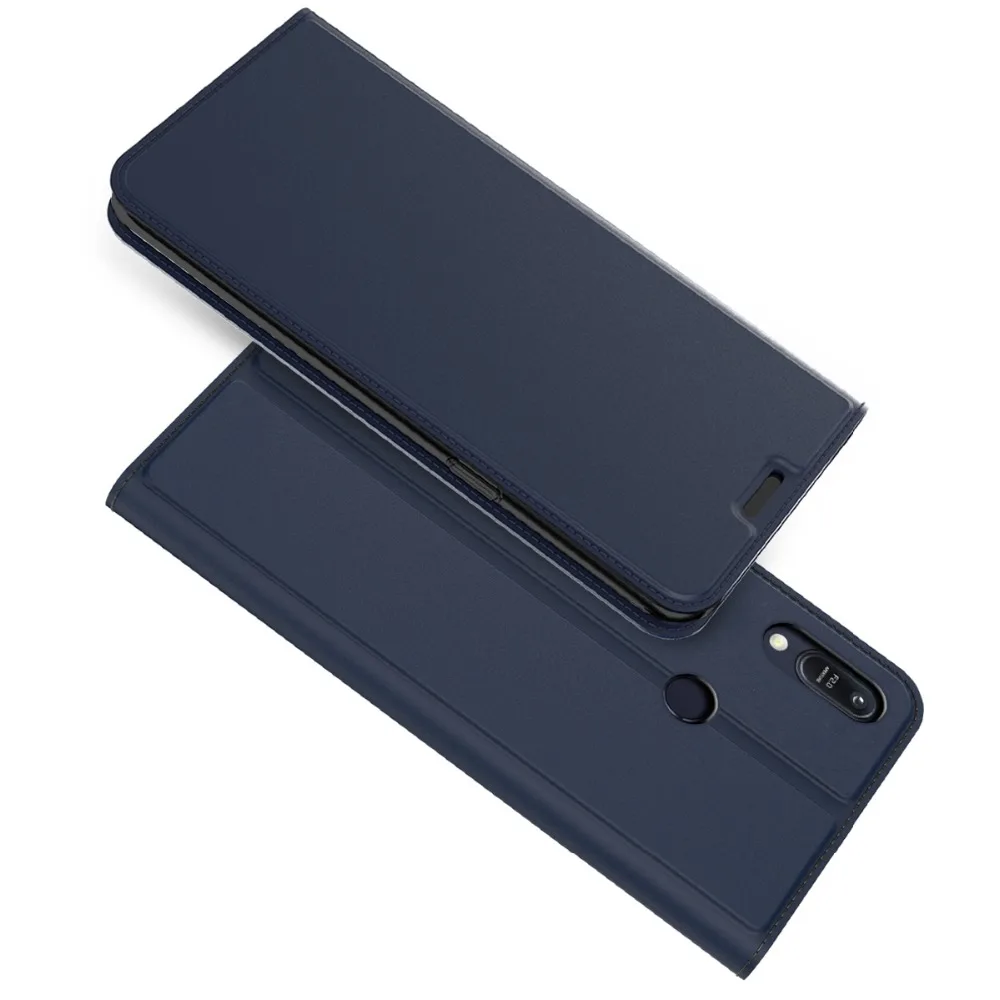 Стеклянная пленка в подарок кожаный чехол книжка для Asus Zenfone Max Pro (M2) ZB631KL кошелек